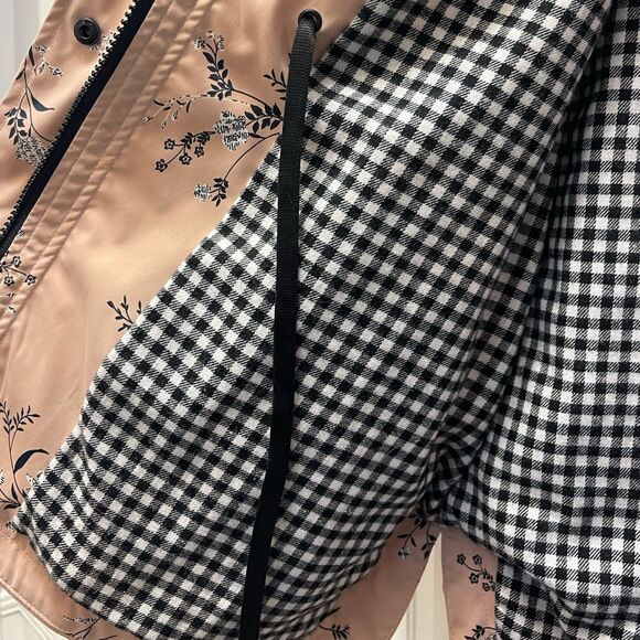 EUC Stitch Fix Skies Are Blue Pink Floral Jacket Coat sz Lg - Picture 3 of 5